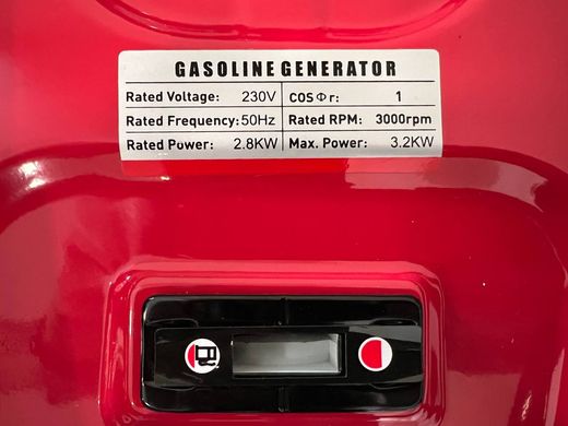 Бензиновий генератор MUSSTANG BS3500  в Дніпрі